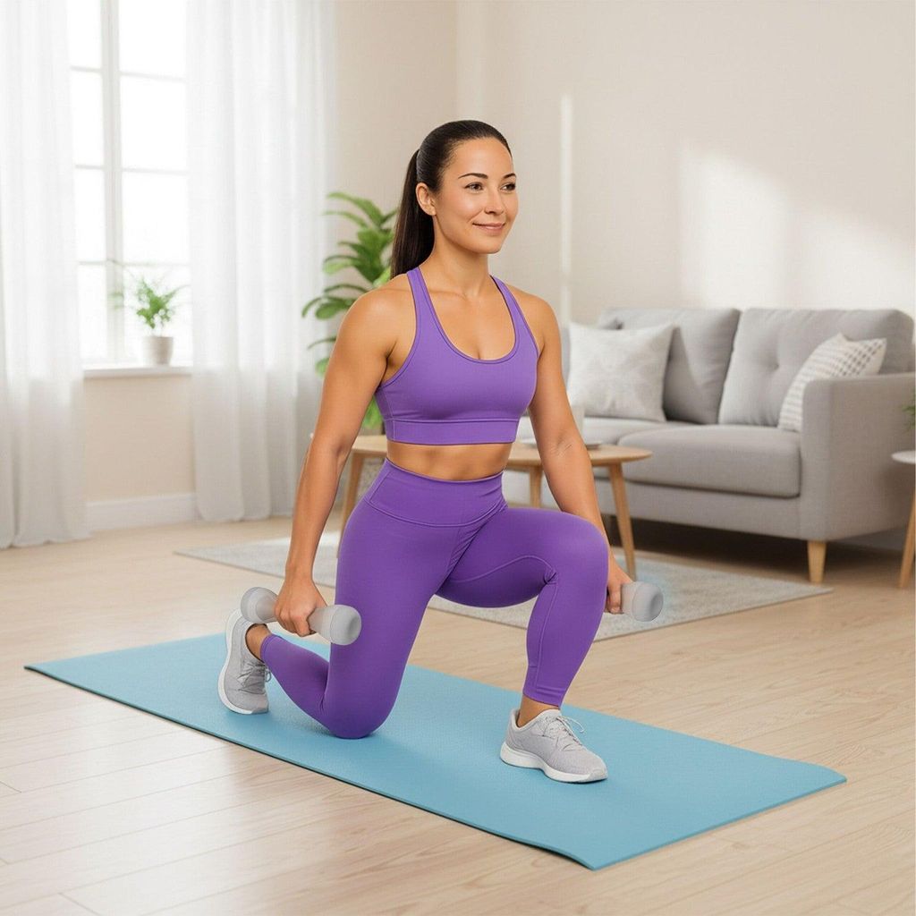 Verstellbares Hantelset, ergonomischer Griff, Heimfitness
