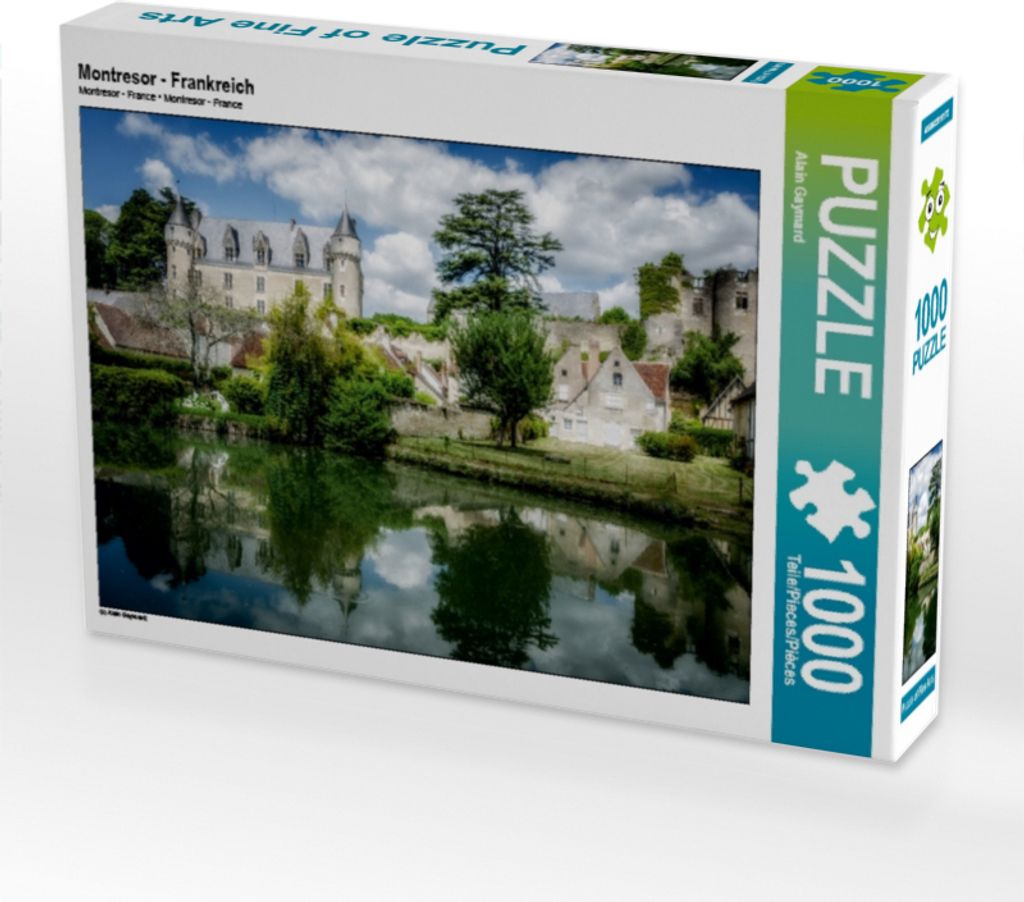 Calvendo Montresor - Frankreich 1000 Teile Puzzle quer 640x480mm, Gaymard Alain; 7370328