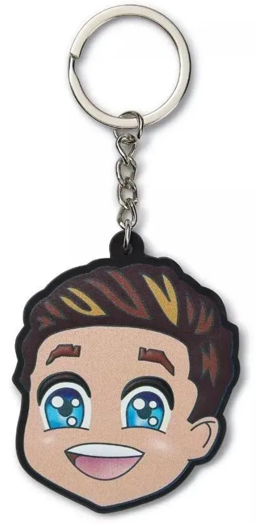 Porte-clés Mercedes MAPF1 FW Caricature Bleu George Russell Officiel