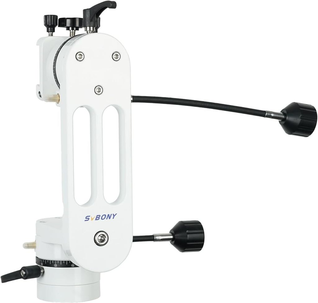 Svbony SV225 Azimutale Teleskop Montierung, Aluminium Alt/Az-Montierung mit Einstellbarer Winkel CNC Hohlstruktur, Teleskopzubehör