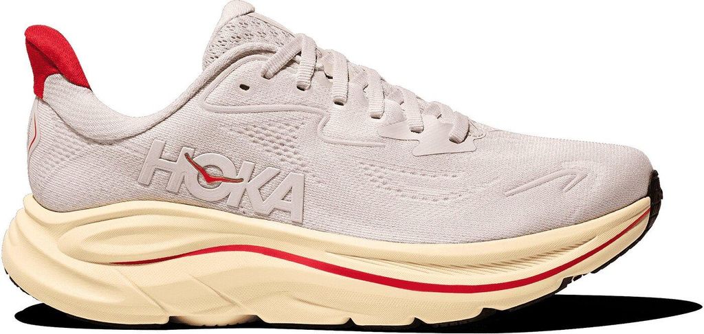 HOKA ONE ONE W Clifton 10 - Damen Laufschuh - Stucco/Cerise Stucco/Cerise 38.5