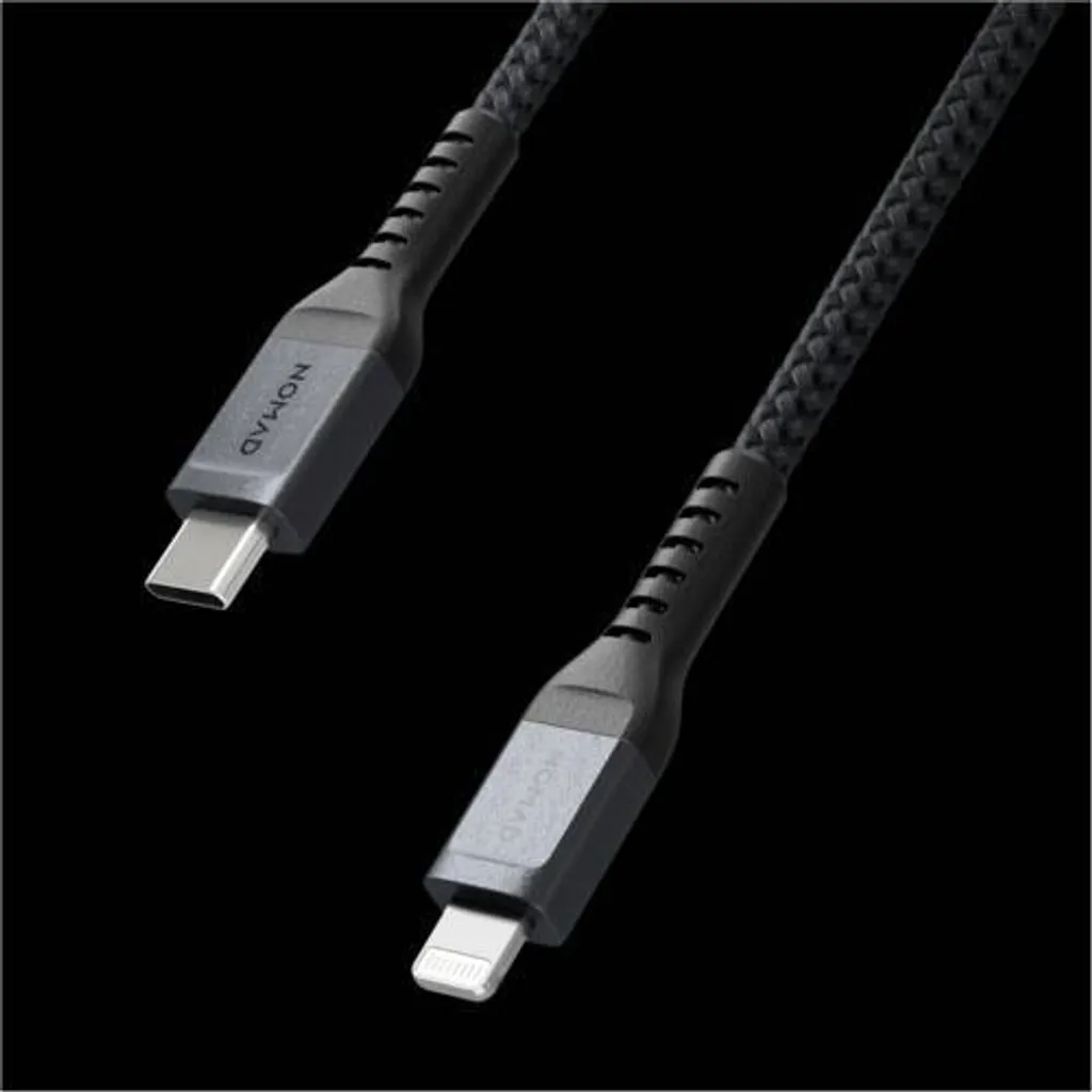 Câble Nomad Polyamide USB-C vers Lightning 3.0 m Noir - Charge Rapide - 10