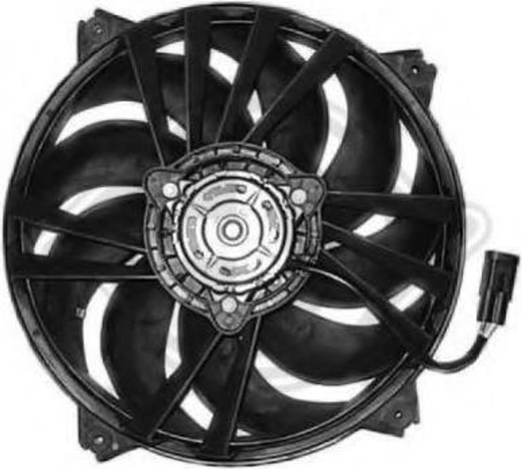DIEDERICHS 8407104 Lüfter Motorkühlung Kühlerlüfter Produktbild 