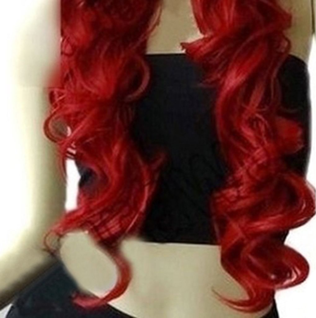 Nunubee Damen-Perücke – Lange, Glatte Schwarze Haare, Cosplay, Party, Hitzebeständig