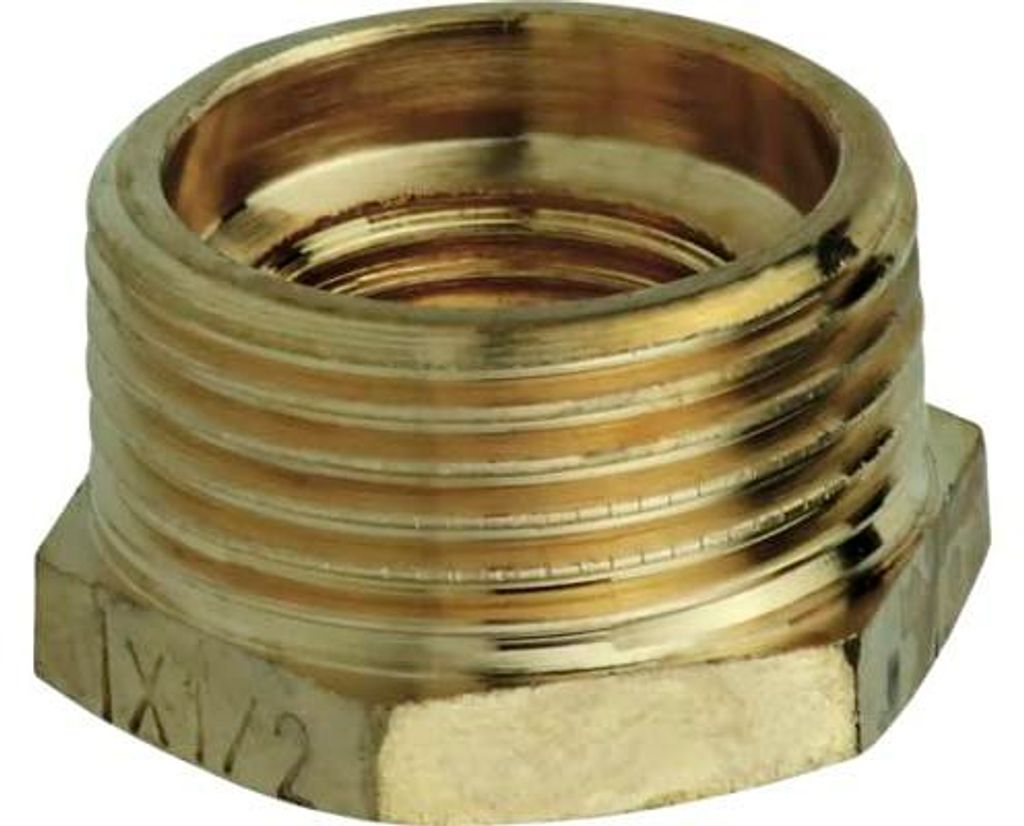 sanicomfort Reduzierstück, Messing blank, 33,7mm (1") AG x Produktbild 