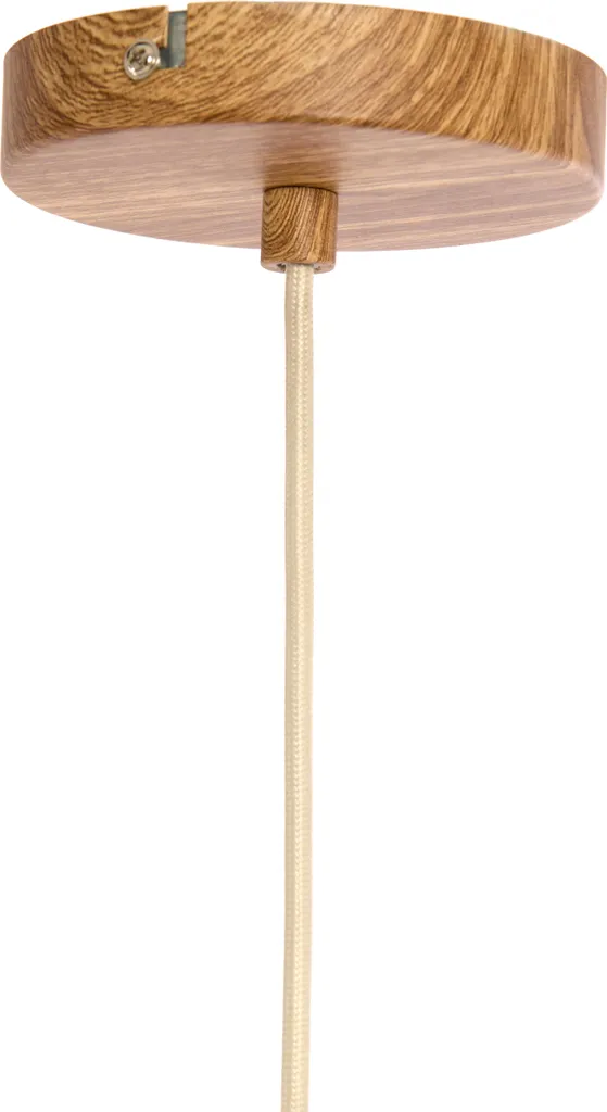 Light & Living - lampada a sospensione - Dania - beige naturale - cotone metallo - Ø 22cm - E27 - 2985543 - 5