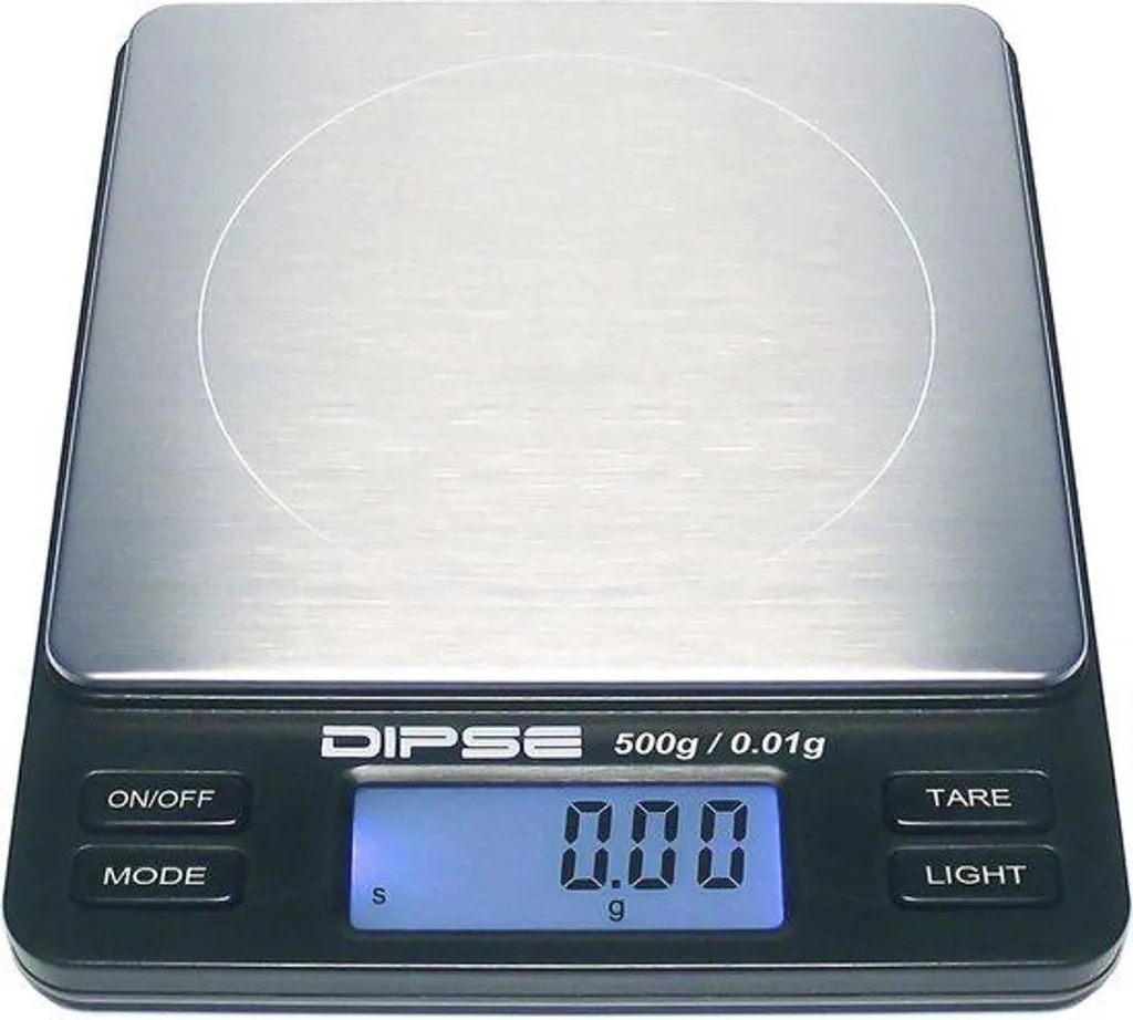 Balance numérique 500g précision 0.01g écran LCD et plateau inox pro