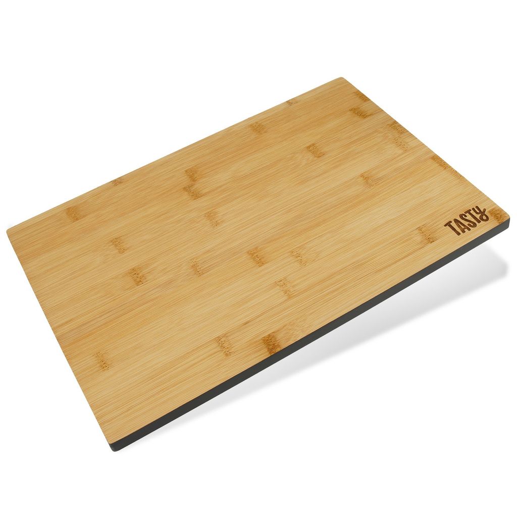 Bambus-Schneidebrett, 35,5 x 25 cm, Schneideunterlage & Holzbrett aus Bambus zum Kochen & Schneiden