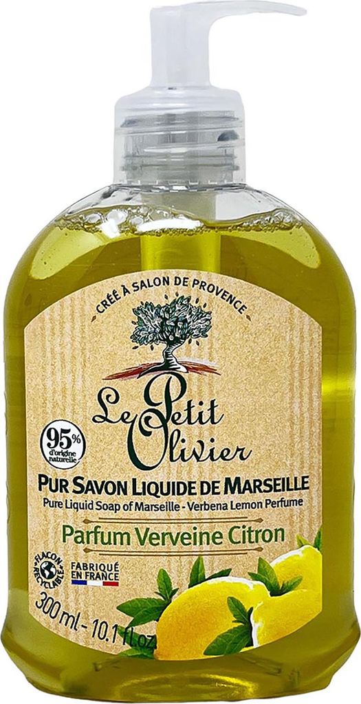 Le Petit Olivier Flüssigseife Eisenkraut und Zitrone 300ml Produktbild 