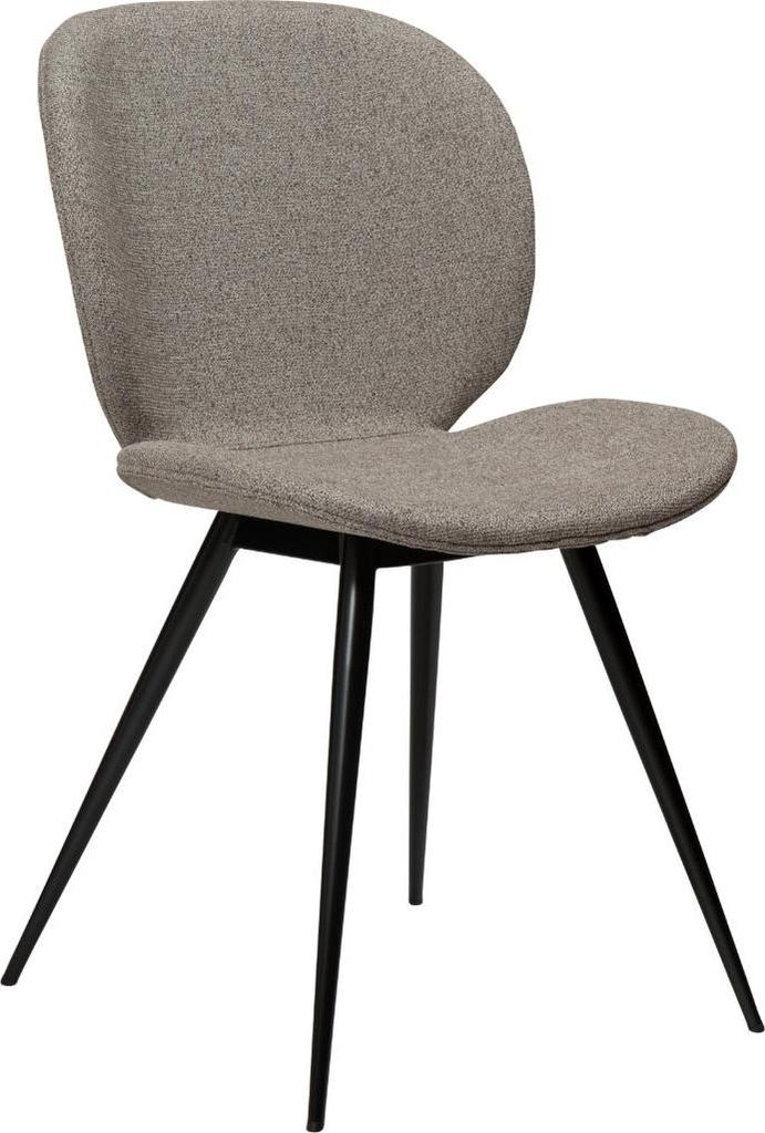 (2er Set) Cloud Dan-Form Esszimmerstuhl Bouclé hellbraun.