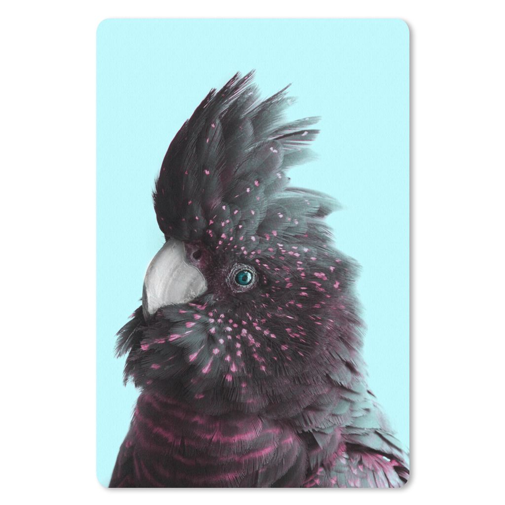 MuchoWow Mauspad Mousepad Kakadu - Vogel - Blau 40x60 cm - Mousepads - Maus Mat - Pad - Mausunterlage - Schreibtisch Accesoire