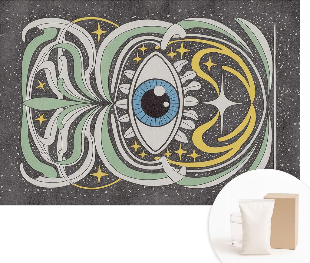 Fototapete - Wandbilder für Wohnzimmer - 152x104 cm - Dekorative Wandfolie - Modernes Design für Wanddekoration - Tapeten für Innenräume - Symm...