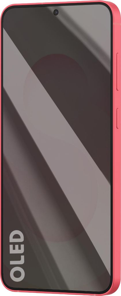 Clappio, Soft-OLED Display Galaxy S25 Plus mit Gehäuse, Korallenrot