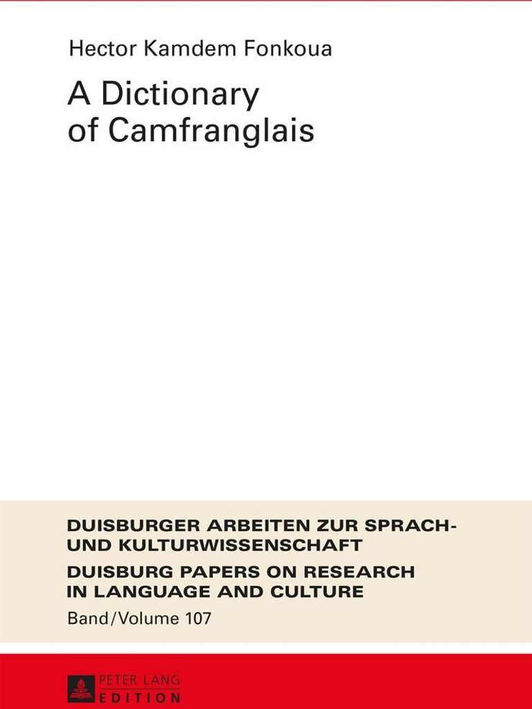 A Dictionary of Camfranglais