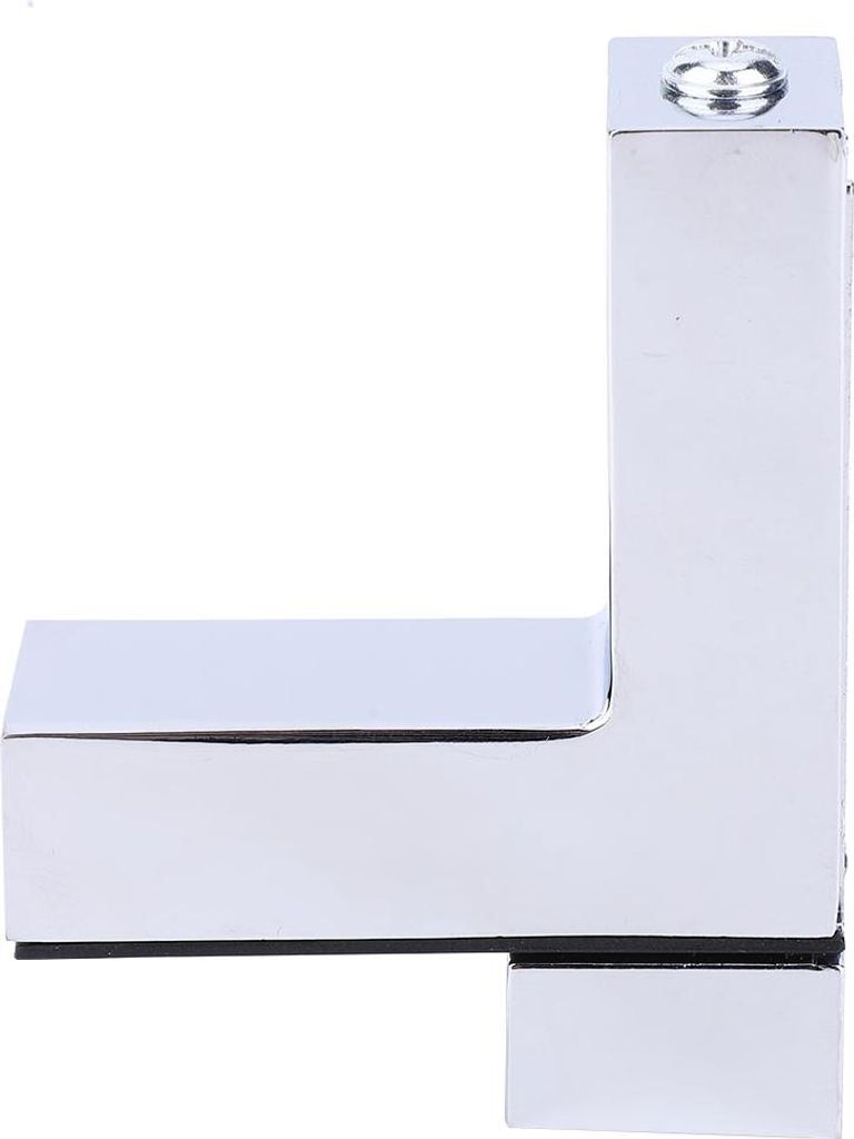 Verdickte Klemmglasablage aus Zinklegierung, verstellbar, Typ F, Brett, Hardware-Zubehör, glänzend