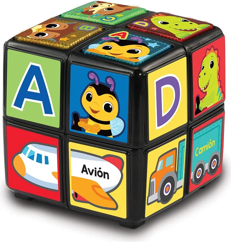 Jouet de Voyage Enfant : VTech Rubik's Cube Golden Tourner et Apprendre