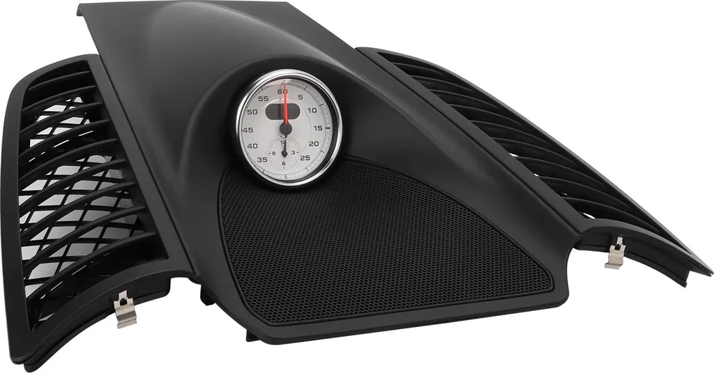 Console de Chronomètre Central Blanc avec Couvercle Noir pour Cayenne 958