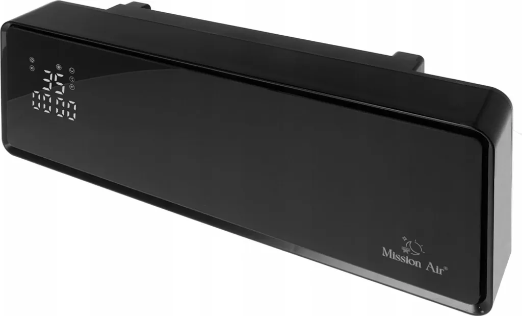 Rideau d'air AERO 2000W noir avec télécommande - Design ultra compact - 10