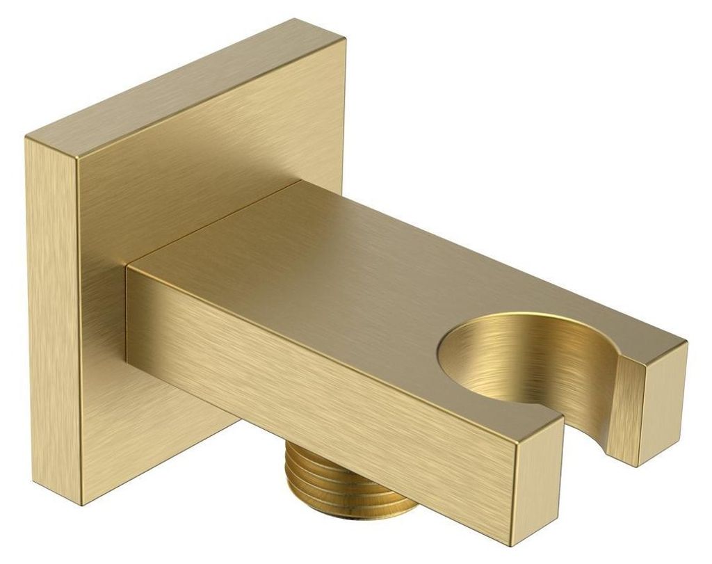 Sapho Brausehalter, eckig, fest, Gold matt
