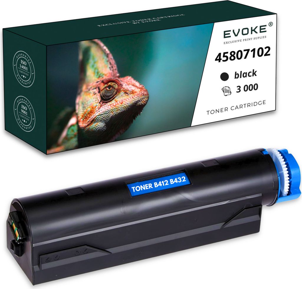 Toner für OKI 45807102 Schwarz B412 ️️ B412 B432 B512 MB472 Produktbild 
