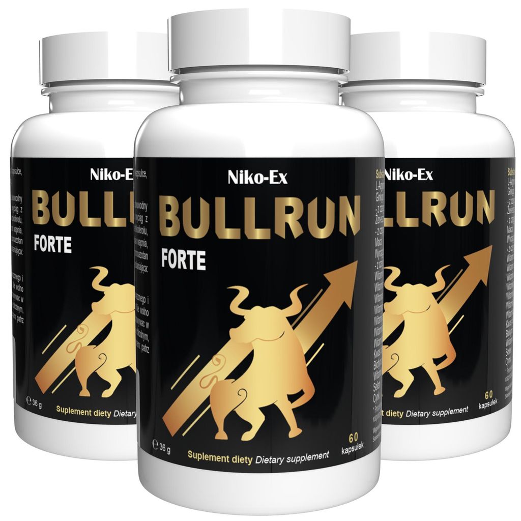 BullRun Forte - 180 Capsules, paquet de 3 Image du produit 