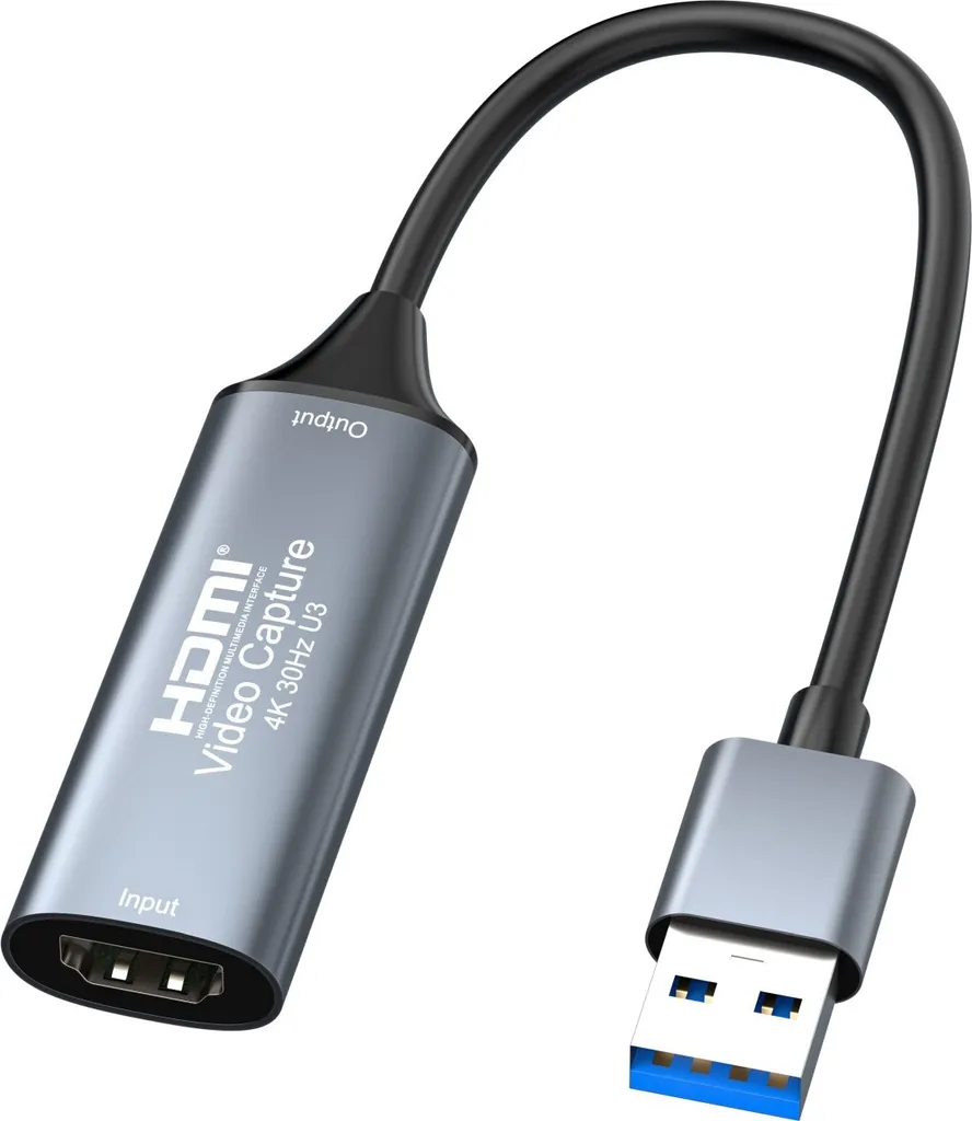 PremiumCord HDMI Capture Card USB-A | Acquisizione Video 4K UHD
