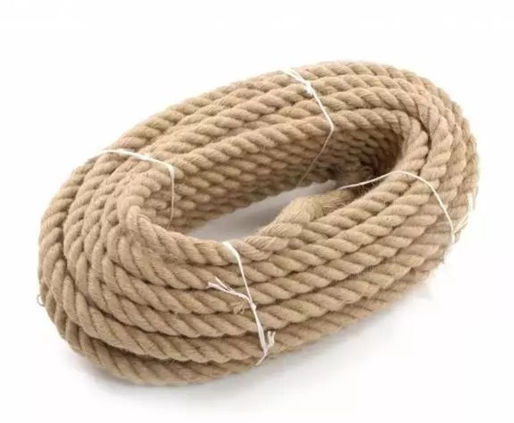 SEVICO Juteseil | 10m Lang | 30mm Dick | Starke und Haltbare Schnur | Verdreht Garn | Natürliche Braune Farbe | Perfekt für Gartenarbeit, Innende...
