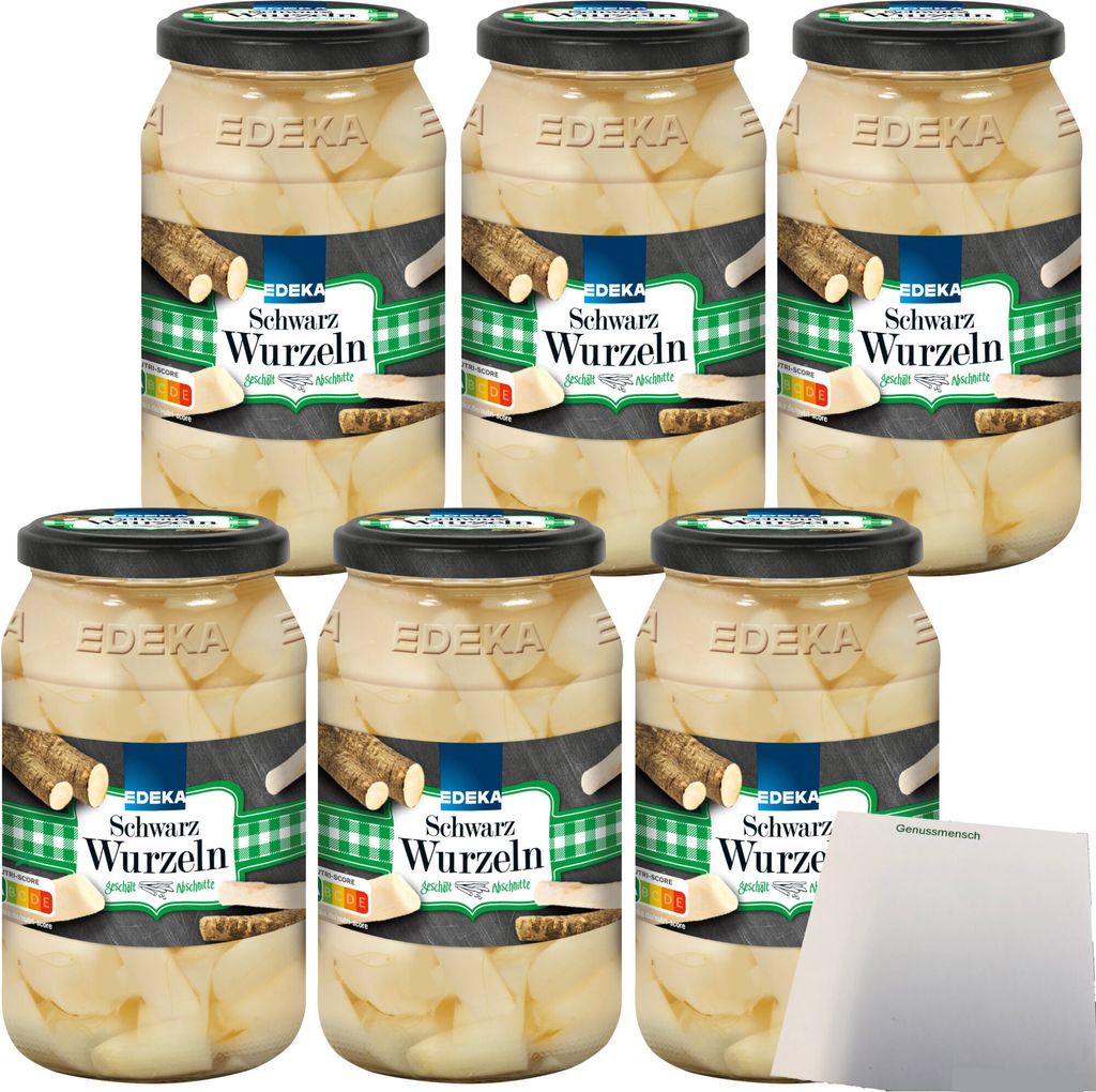 Schwarzwurzeln geschälte Abschnitte erntefrisch verarbeitet Produktbild 