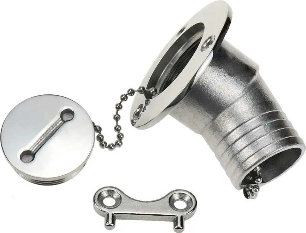 Bocchettone Carico Acqua 38mm Inox AISI316 Osculati 20.867.02