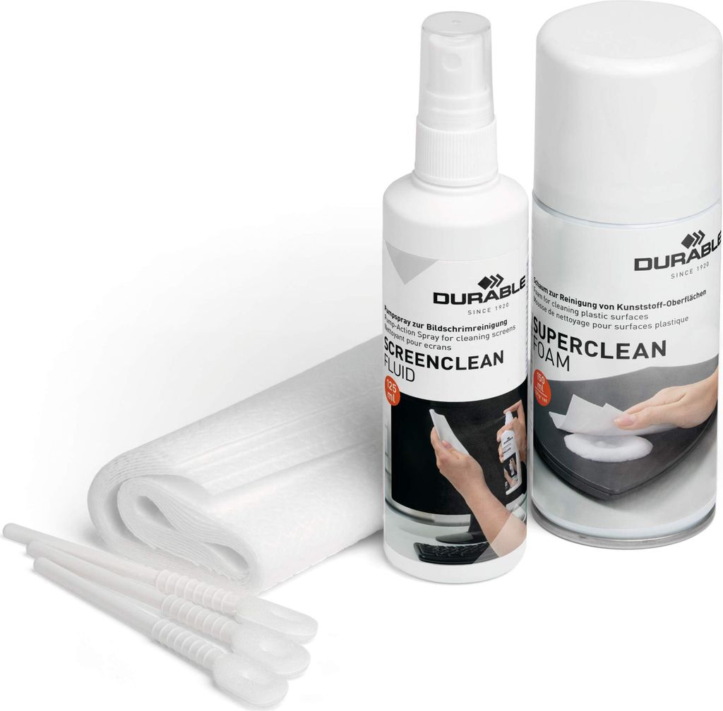 DURABLE PC CLEANING KIT Reinigungs-Set Produktbild 
