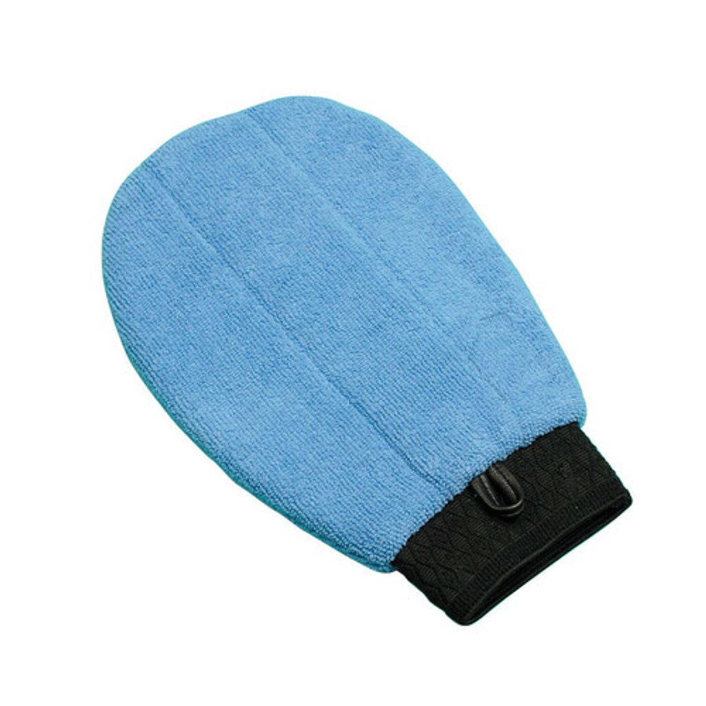 Schwammhandschuh / Waschhandschuh aus Mikrofaser