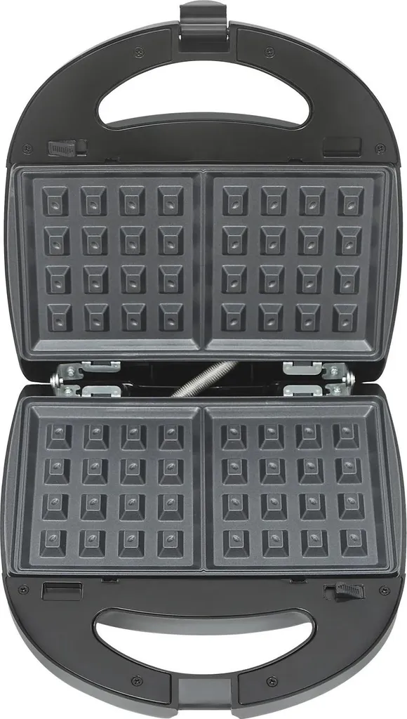 Gaufrier multifonctions 6 en 1 pliable avec plaques doubles 750 W