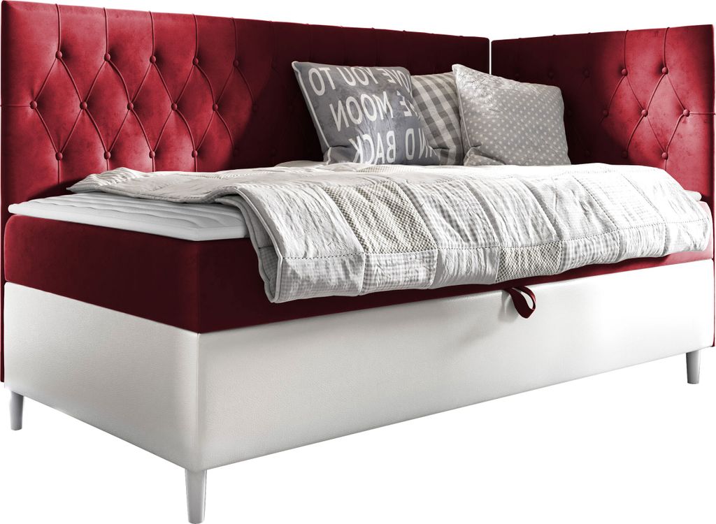 MIRJAN24 Boxspringbett Filip Junior 3 100x200, Einzelbett Produktbild 