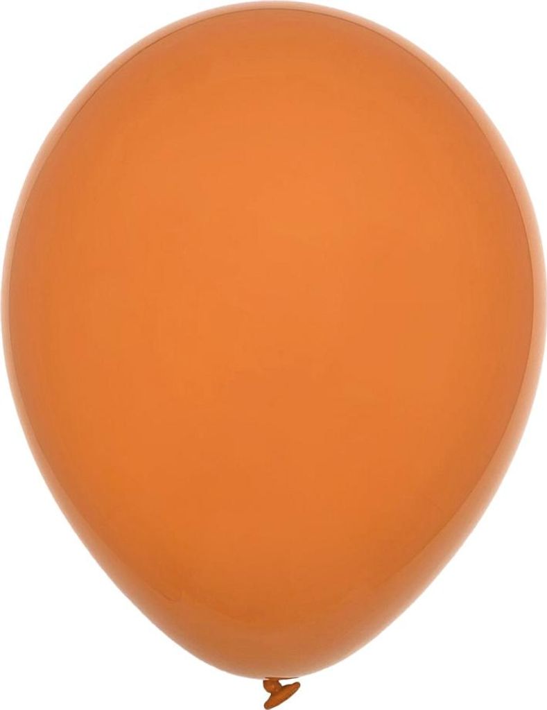 Balony pastelowe pomarańczowe, 23 cm, 100 szt. Zdjęcie produktu 