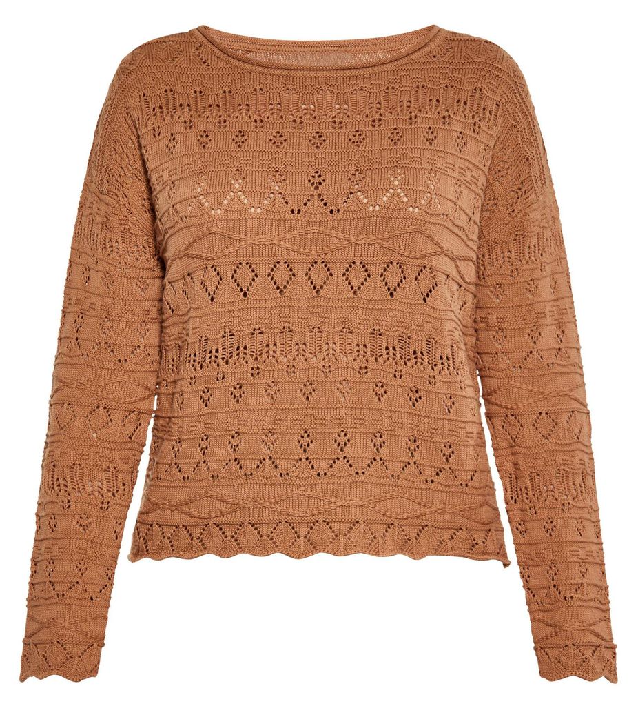AODA damen strickjacke - braun, XXL