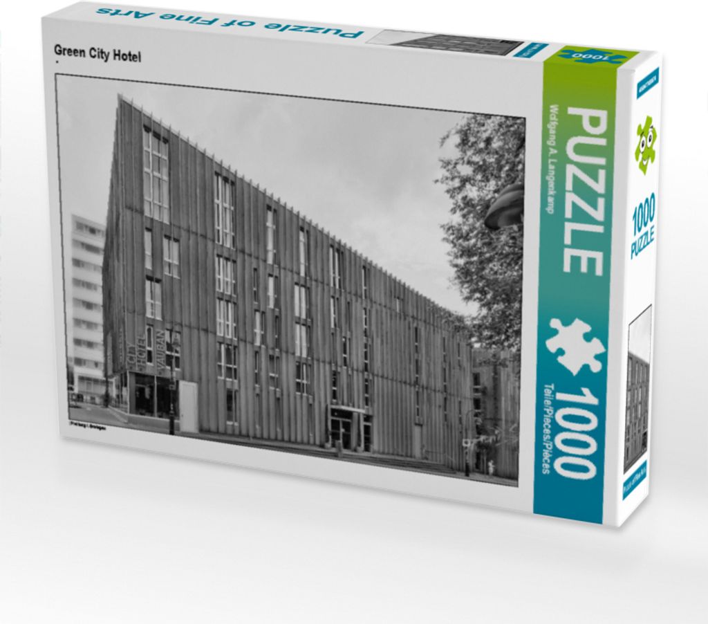 CALVENDO Puzzle Green City Hotel 1000 Teile Puzzle quer | Produktbild 