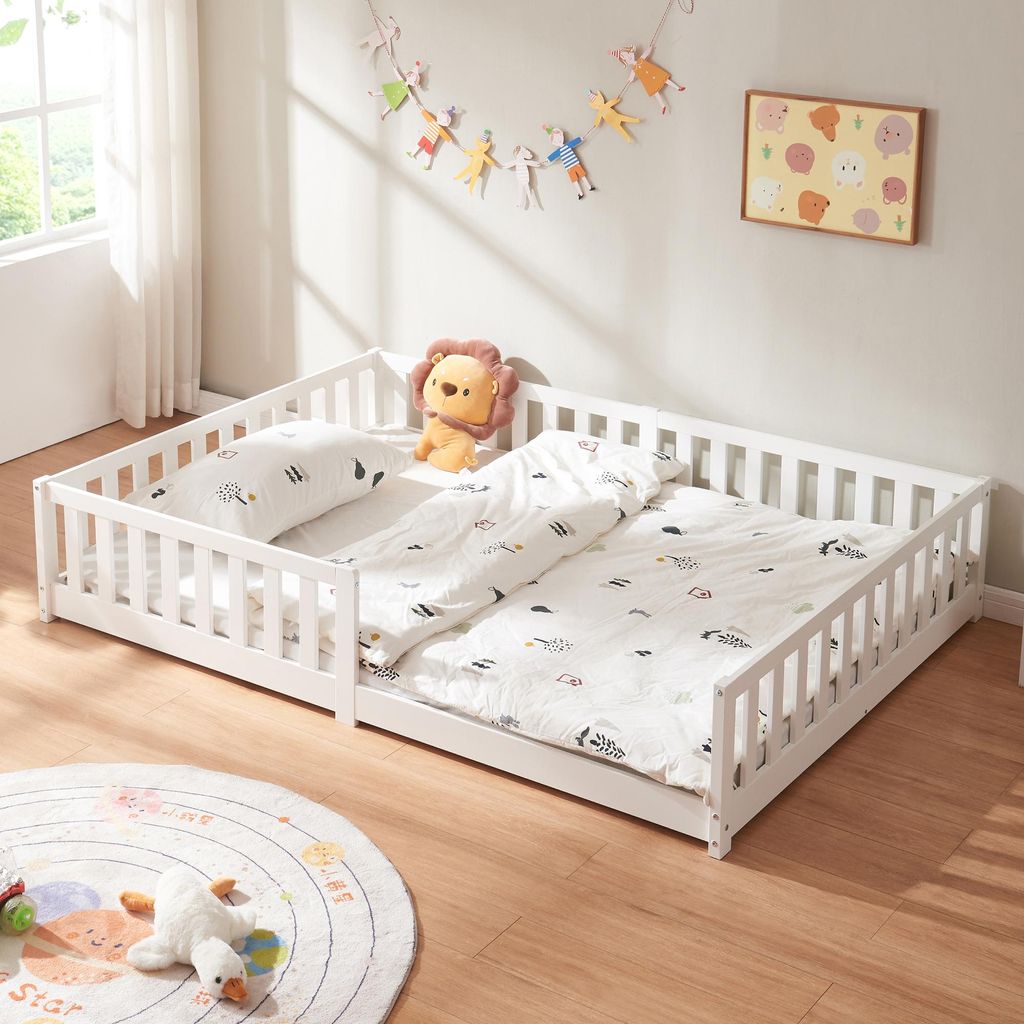 Letto per bambini 'Tanna' 140 x 200 cm Letto Montessori con Immagine del prodotto 