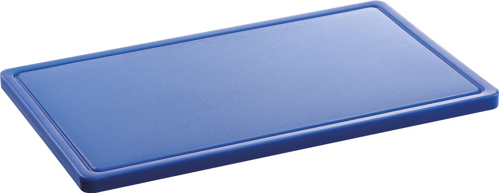 Schneidbrett PRO 53x32cm blau mit Saftrinne