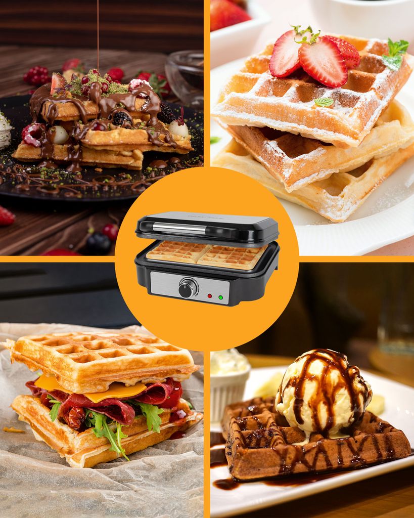 ProfiCook Waffeleisen für belgische Waffeln mit 2 Produktbild 5