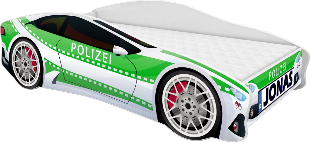 ACMA Jugendbett Kinderbett Auto-Bett Junior Cars Bett Produktbild 3