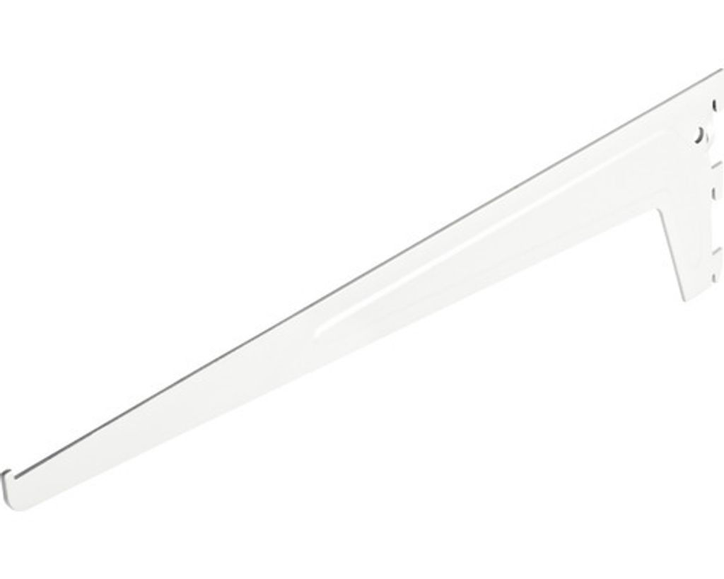 Träger 1-reihig 3 Haken 500 mm weiß Produktbild 