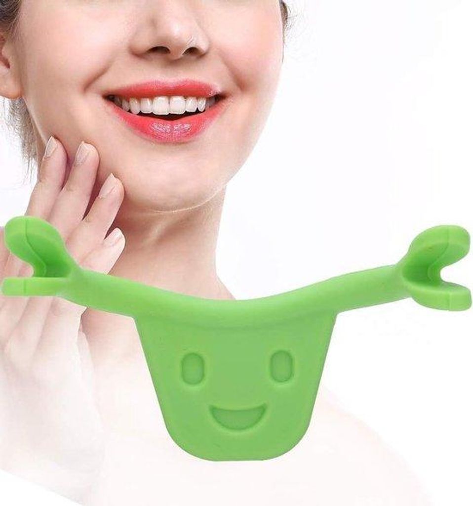 Gezichtstrainer für das Korrigieren der Lächelfalte und das Formen der Mundpartie - Flexibler Trainer für das Dehnen, Heben und Stärken von Ges...