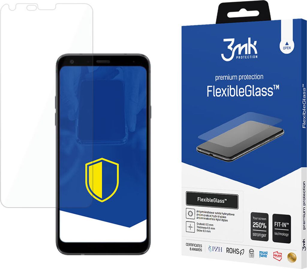 3mk Display Hybridglas FlexibleGlass für LG Q7 Dual 0,3mm 7H