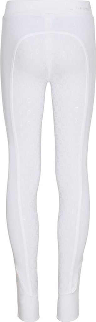 Equipage Kinderreithose Dai Kinderleggings Tights weiß Full Grip, Größe:92