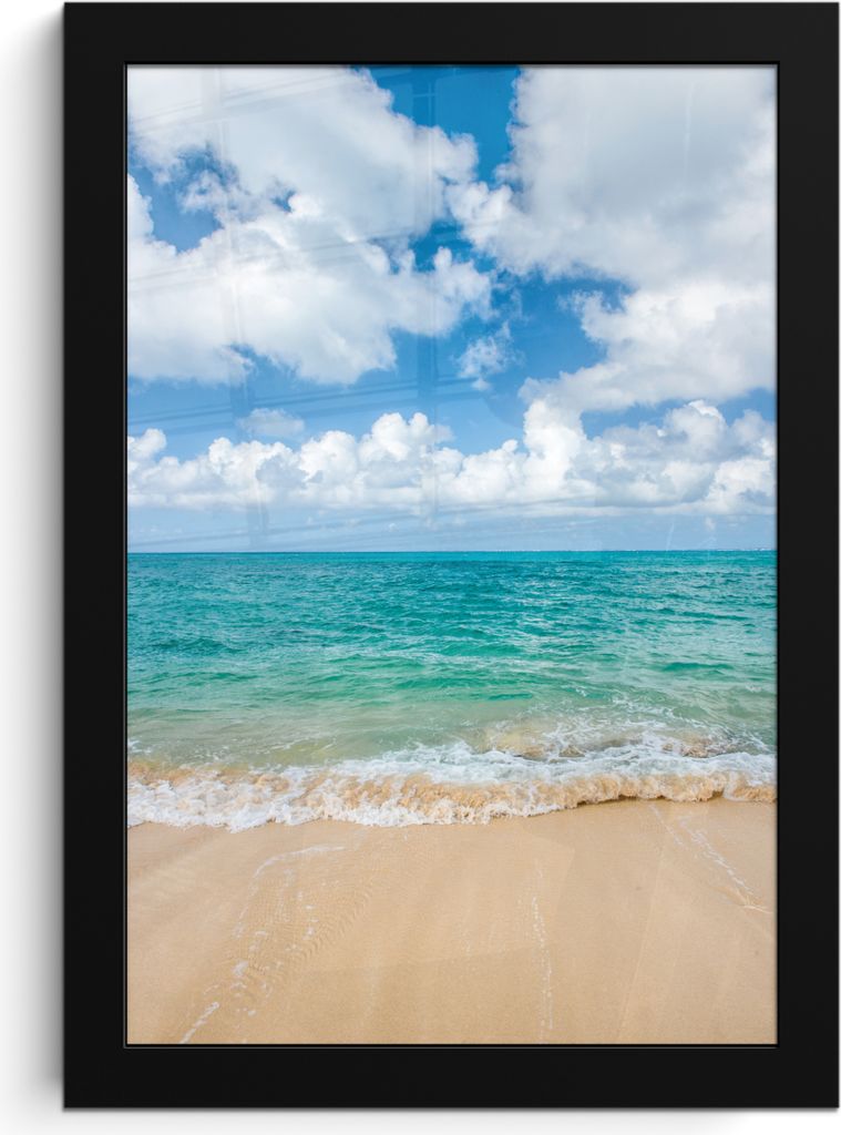 MuchoWow MuchoWow Gerahmtes Poster Strand - Meer - Sommer - Reisen 20x30 cm - Poster mit zchwarzem Bilderrahmen - Drucken - Bilder Poster im Ra...
