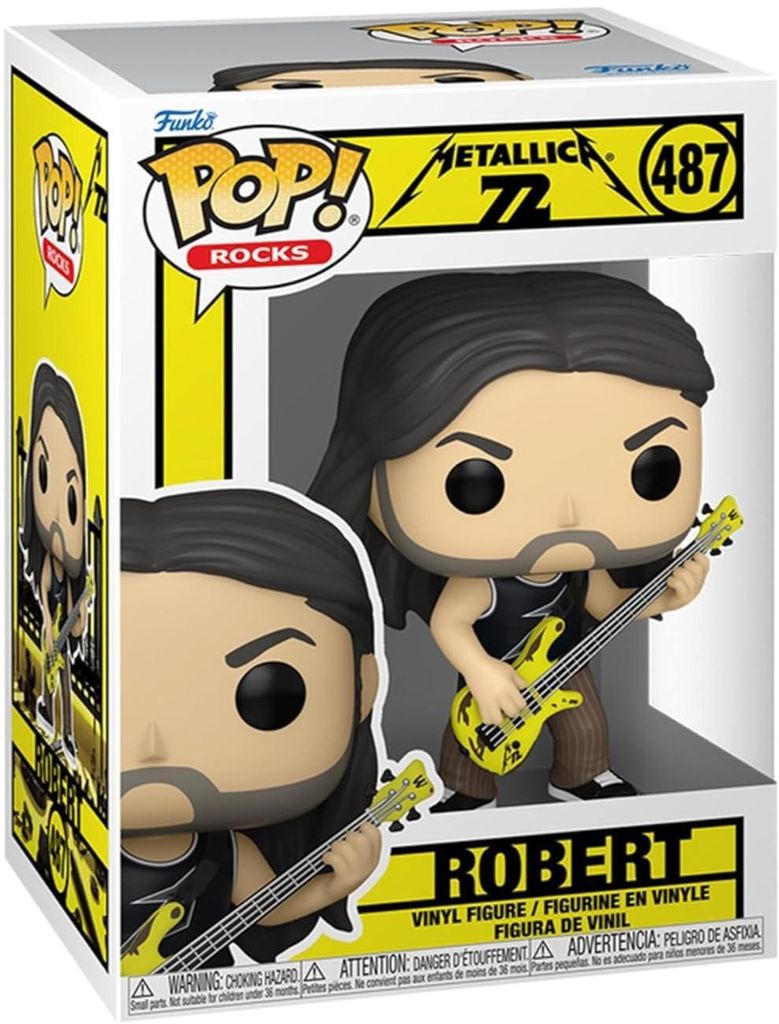 Funko Pop! Metallica 72 - Robert Trujillo #487 Obrázek produktu 
