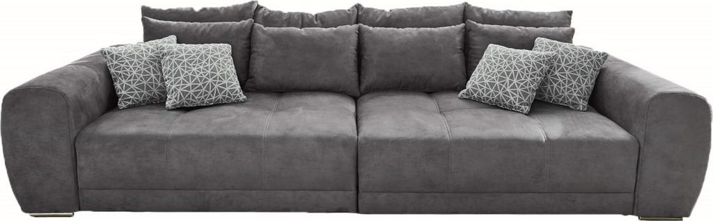 Big Sofa XXL 306 cm Federkern Lounge Couch mit Bezug aus Produktbild 