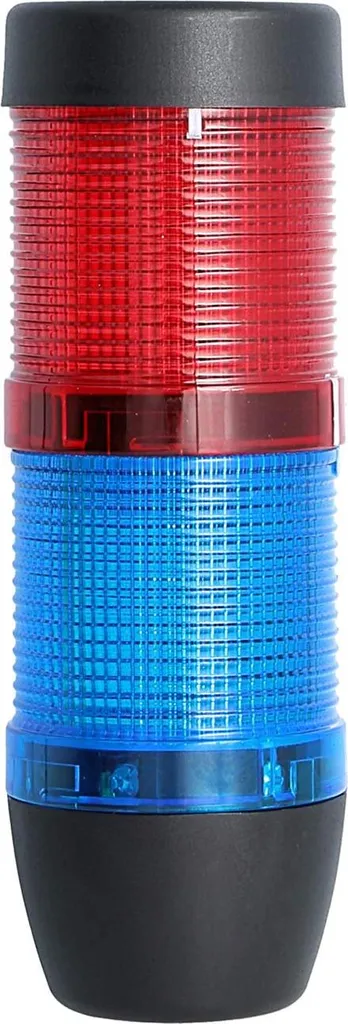 Balise de signalisation LED SS50-OB2/24 bleu et rouge 24V CA/CC 50mm