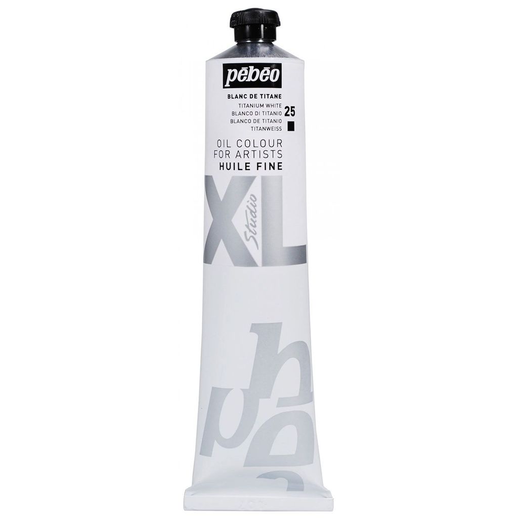 Pebeo Studio XL pittura ad olio, 200 ml, 25 bianco titanio Immagine del prodotto 