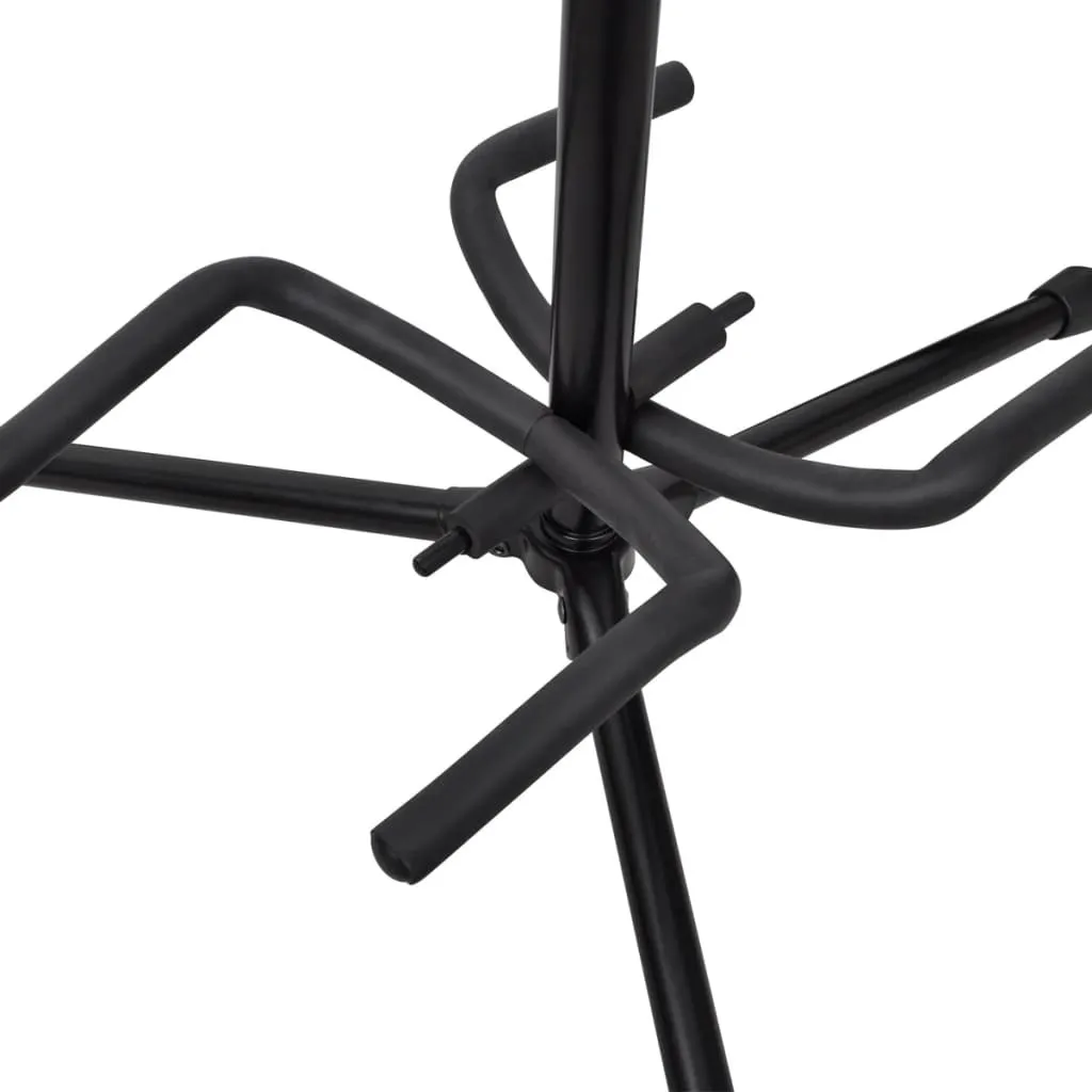 Support de guitare double réglable et rack d'instruments pliable noir - 4